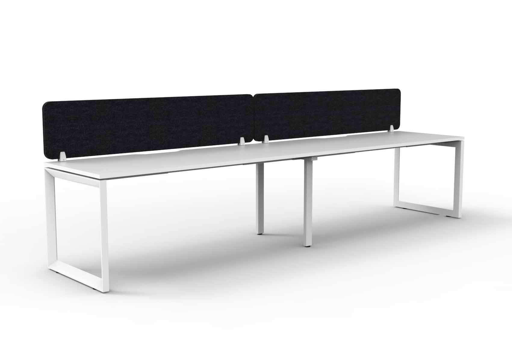 Loop 2 Person Single Sided Workstation - with Eco Screen